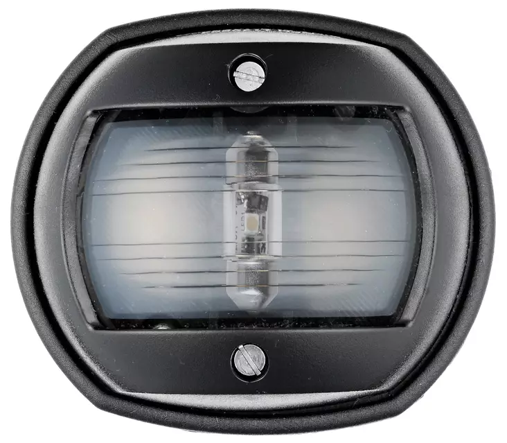 Kulkuvalo LED Compact 12 musta - valkoinen 135° perävalo - Valaisimet ja lamput veneisiin - D225523 - 1