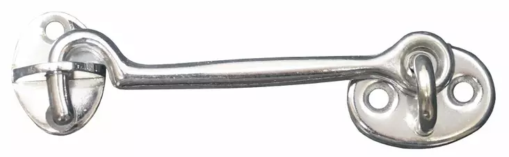 OVENHAKA 100MM KROMI - Veneen lukot ja saranat - M9516024003 - 1