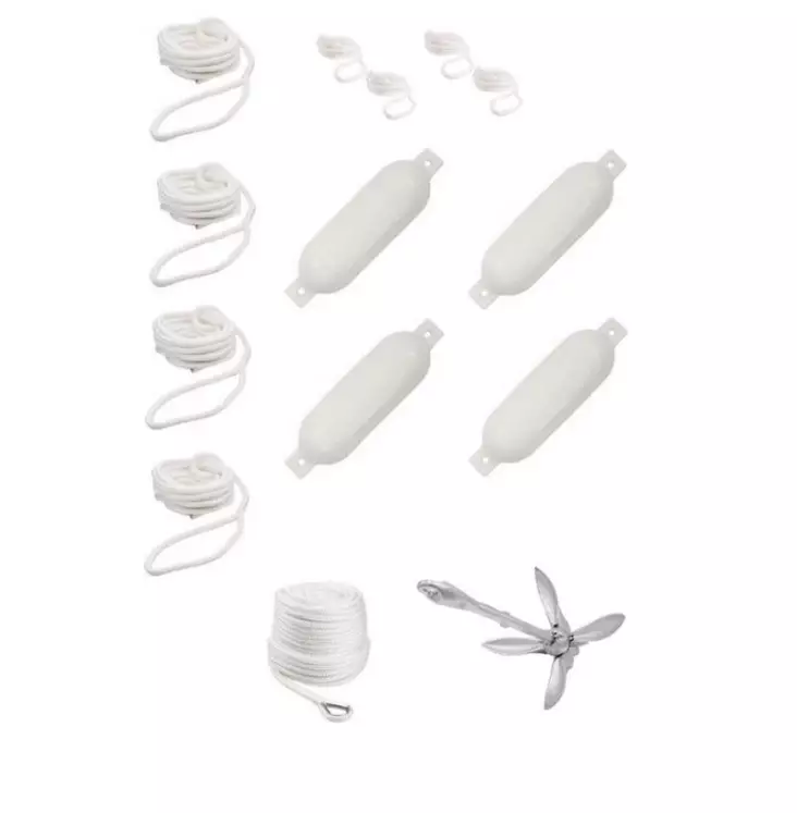 Qvarken Varustepaketti Small 10mm valkoinen - Venevarustekassit - D434523 - 1