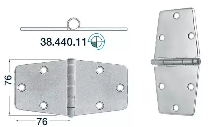 SS Sarana 152x76 - Saranat veneisiin - D124683 - 1