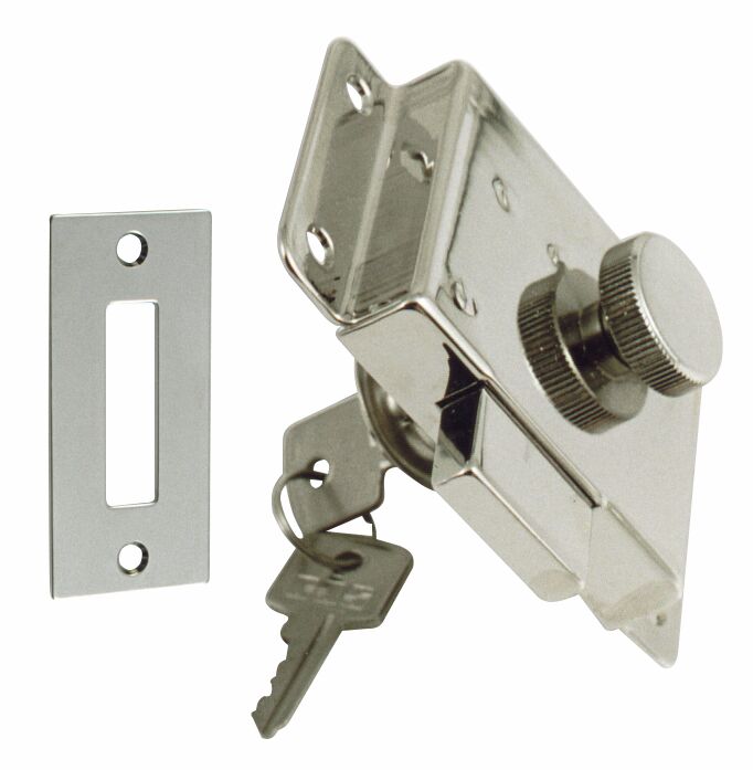 SYLINTERILUKKO KROMATTU - Veneen lukot ja saranat - M9516031133 - 1