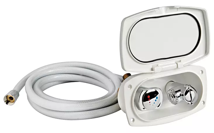 Suihkuboxi 4m valk. - Veneen vesihanat ja pesualtaat - D123853 - 1