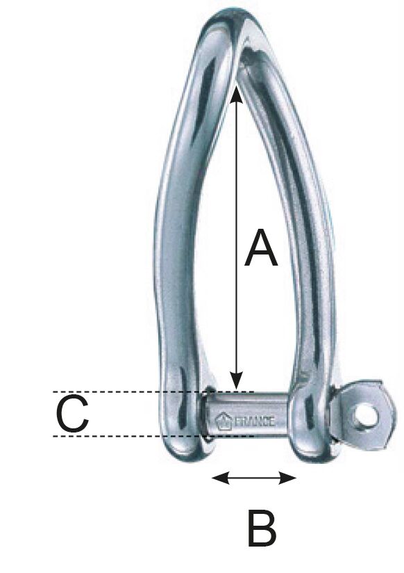 WICHARD KIERRETTY SAKKELI 5mm - Lowrance vene-elektroniikka - M9513033853 - 1
