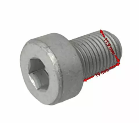 Moottoriöljyn Tulppa/Oil Drain Plug Suzuki DF4-DF350 - Suzuki osat perämoottorille - 41833 - 1