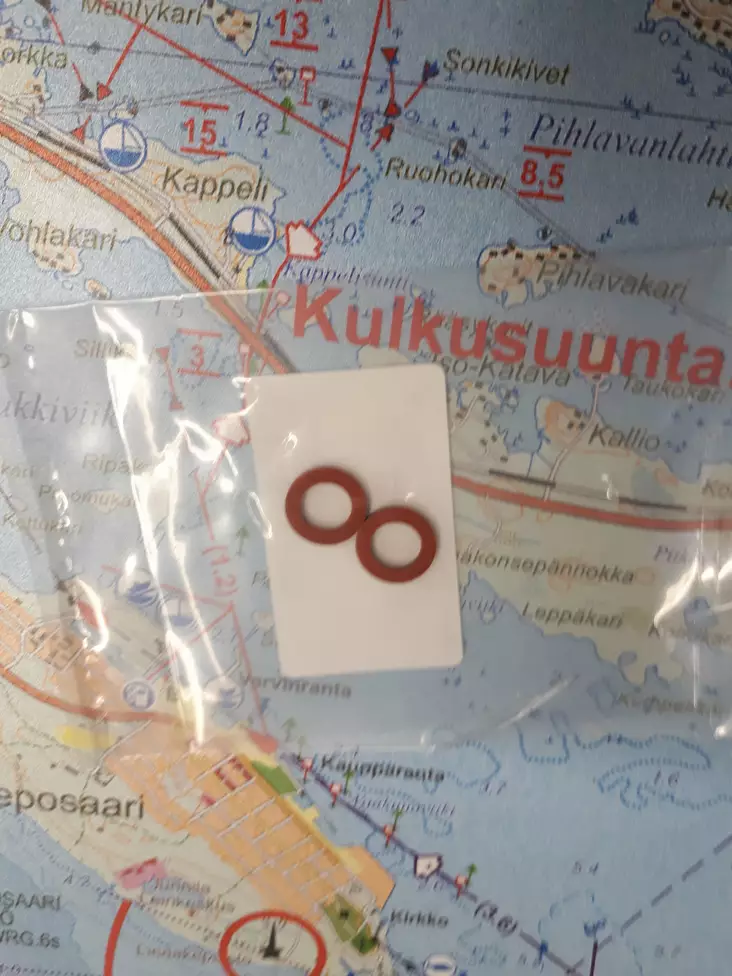 TIIVISTE VAIHTEISTOÖLJY YAMAHA 2KPL (kaikki Yamahat) - Perämoottorin Perän osat - 29783 - 1