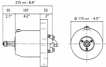 HYDRAULIPUMPPU UP39F 39cm3 - Lowrance vene-elektroniikka - M9513200154 - 2