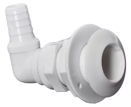 Läpivienti 90° muovi1x25mm - Läpiviennit, letkuliitos ja sulkuhanat - D124204 - 1