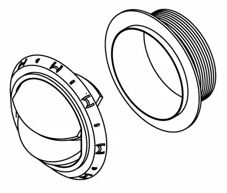 SULJETTAVA ILMASUULAKE 90MM - Lämmittimet veneisiin - M9515009684 - 1