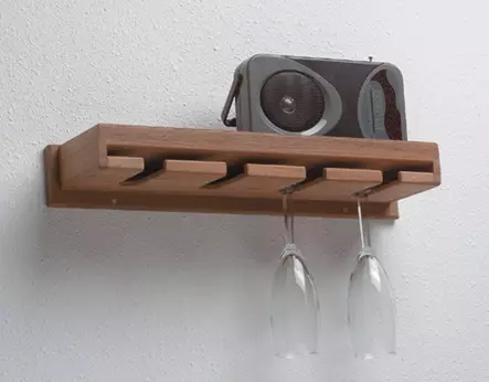 TIIKKINEN VIINILASIHYLLY 42 CM - Lahjatavarat - M9519036194 - 2