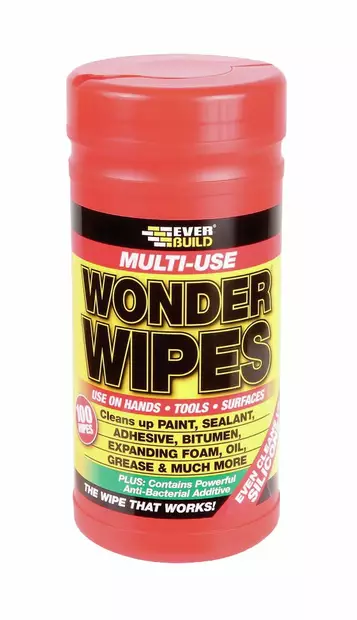 WONDER WIPES PUHDISTUSLIINAPAKKAUS 100KPL - Veneenhoitotuotteet ja maalit - M9519500314 - 1