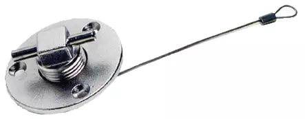 Tyhjennystulppa ''T'' kahva 29/55mm AISI 316 - Läpiviennit, letkuliitos ja sulkuhanat - D292434 - 2