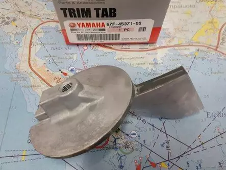 Eväsinkki TAB-TRIM Yamaha F70 F80 F90 F100 - Yamaha sinkkianodit - 6004 - 1