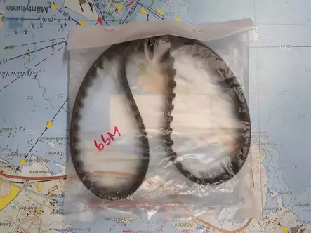 Jakohihna V-Belt Yamaha F9.9C F15A - Yamaha jakohihnat - 13394 - 1