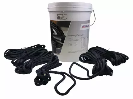 MUSTA KIINNITYSKÖYSISARJA 4x6M + 2x10M - Köydet veneilyyn - M9518155914 - 1