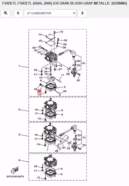 O-Rengas Kaasarin Tyhjennysruuville/O-Ring Screw Drain Yamaha - Yamaha muut - 33544 - 2