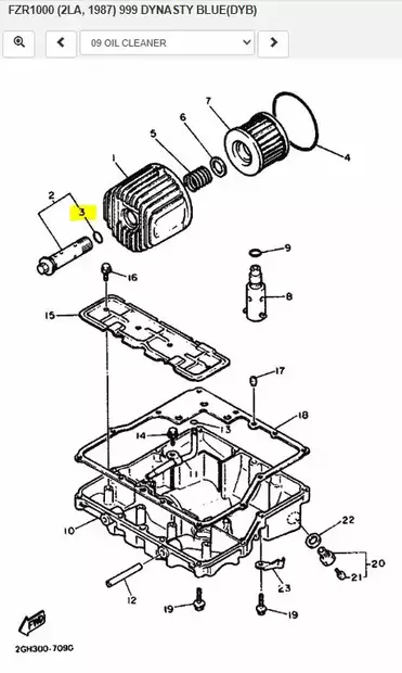 O-Rengas/O-Ring 26H Oil Cleaner Yamaha Moto - Yamaha Moto - 18284 - 2
