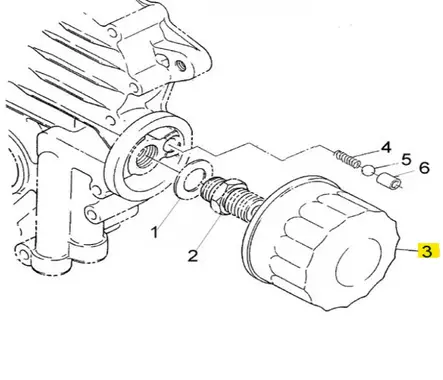 Öljynsuodatin/Oil Filter Nanni diesel (10-21 hv) - Sisäperämoottorin osat - 50464 - 1