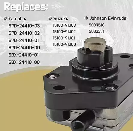 Polttoainepumppu/Pump Assy Fuel Suzuki DF4 DF5 DF6 4-Tahti - Suzuki osat perämoottorille - 42844 - 2