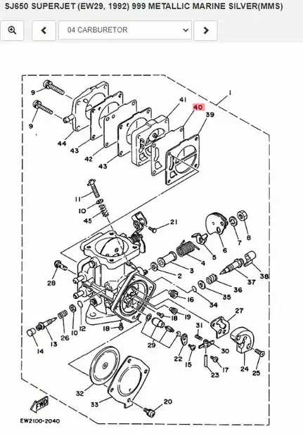 Polttoainepumpun Kalvo/Diaphragm Yamaha - Varaosat ja lisävarusteet - 11514 - 2