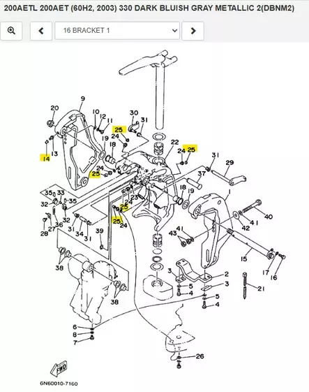 Rasvanipan suojakumi/Cap Grease Nipple Yamaha - Varaosat ja lisävarusteet - 50444 - 1