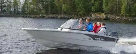 Suvi 50 Duo Pulpettivene Premium Pehmusteet Peräkuomu ilman moottoria - Suvi Lasikuituveneet - 50664 - 1