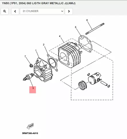 Sytytystulppa BR8HS Yamaha Moto/Jetti/Skootteri 947010019500 - Yamaha muut - 7584 - 2