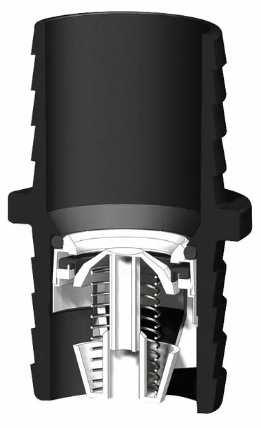 TAKAISKUVENTTIILI 28MM - Läpiviennit, letkuliitos ja sulkuhanat - M9515030564 - 2