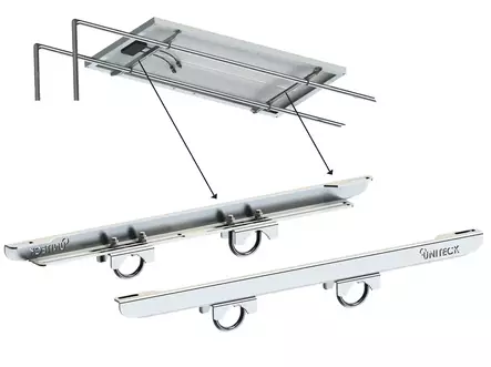 UNIFIX 150W KAARITELINE AURINKOPANEELEIL - Aurinkopaneelit ja -säätimet veneisiin - M9514004424 - 1