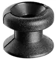 Kuomun tarvikkeetØ 4,5 mm musta - Kaide- ja kuomuhelat - D124574 - 1