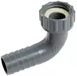 Letkuliitin 90° naaras 1" 1/2 x 38mm - Läpiviennit, letkuliitos ja sulkuhanat - D124124 - 1