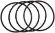 Orbitrade, gasket set - Sisäperämoottorin Jäähdytys - D158904 - 1