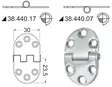 SS Sarana 47x30mm - Saranat veneisiin - D124684 - 1