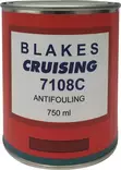 BLAKES CRUISING 0.75L 56460 RED (Meri ja murtovesi), EI ALUMIINI - Veneen pohjamaalaus - 31974 - 1