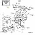 Kaasuttimen korjaussarja Sierra 18-7219 Carburetor John./Evi 431897 439073 - Evinrude/Johnson osat perämoottoreille - 30144 - 2