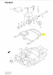 Tiiviste/Engine Holder Gasket Suzuki DF40 DF50 - Suzuki osat perämoottorille - 42944 - 2