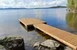 Laituri Savorak Sauna 3: 7,8m (Jami) + 3,91 silta ruskea - Muoviponttonilaiturit - 50924 - 1