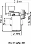 PAINEVESIPUMPPU UP6/E 26L/MIN - Käymälät ja septipumput veneisiin - M9515005654 - 2