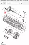 Plate Pressure 1/Painelevy Yamaha Moto YZ125 YZ250F WR250F - Yamaha Moto - 33864 - 5