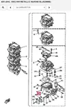 Polttoainepumpun Kalvo/Diaphragm Yamaha 25Q 40H (40HM0/40HR0 MODEL) 50D - Varaosat ja lisävarusteet - 52584 - 1