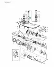 Sivuakseli/Alempi Pystyakseli Volvo Penta DP pituus 425mm - Sisäperämoottorin osat - 41964 - 1