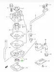 Stefa/Seal Oil Water Pump Suzuki (13X26X10) DT9.9 DT15 DF9.9 DF15 - Suzuki osat perämoottorille - 37104 - 2