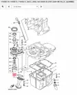 Tiiviste/Seal Oil Strainer (Oil Pan) Yamaha F80-F130hv - Yamaha muut - 31734 - 2