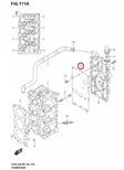 Venttiilikopan Tiiviste/Gasket Cylinder Head Cover Suzuki DF25A DF30A - Suzuki osat perämoottorille - 50834 - 2
