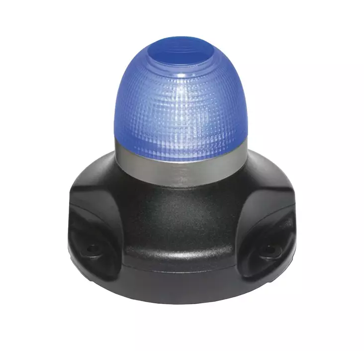 360° VÄLKKYVÄ SIGNAALI VALO, SININEN - Venesähkö - M9514033524 - 1