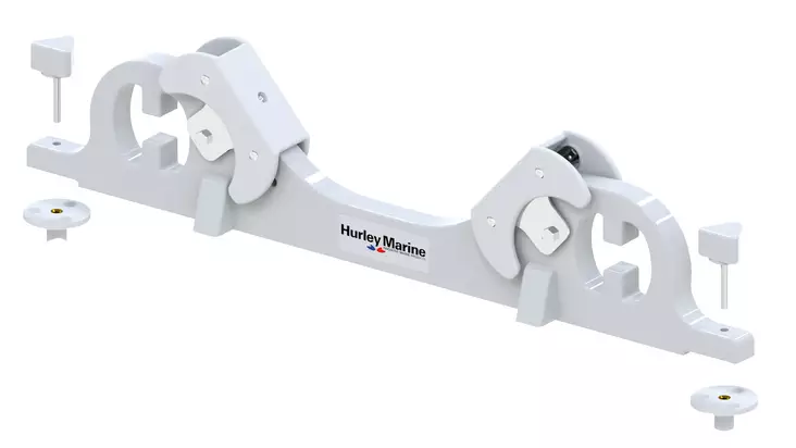 CHOCKS KIINNITYSKIILA + KANSILEVY, VALKOINEN - Veneen kansihelat - M9519037934 - 1