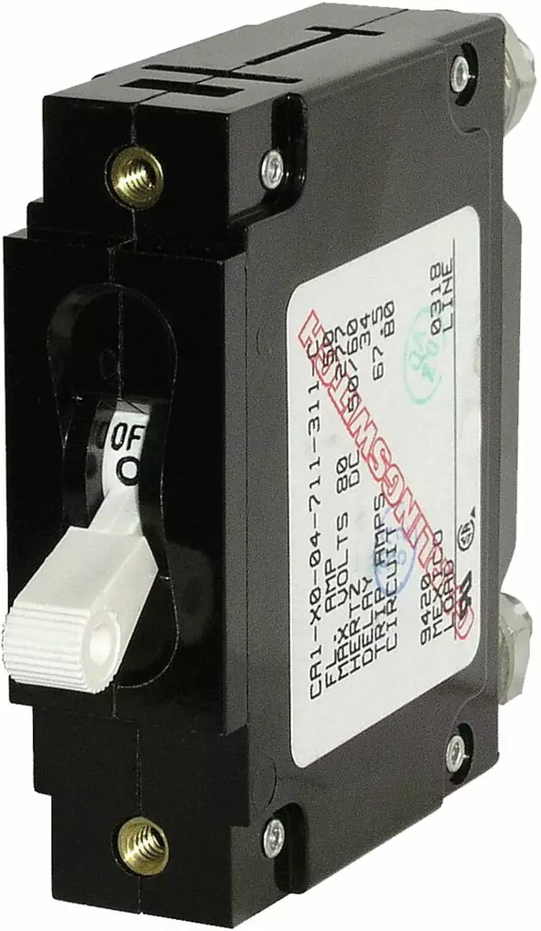 CIRCUIT BREAKER CA1TOGGLE 50A WHT - Venesähkö - M9514807244 - 1