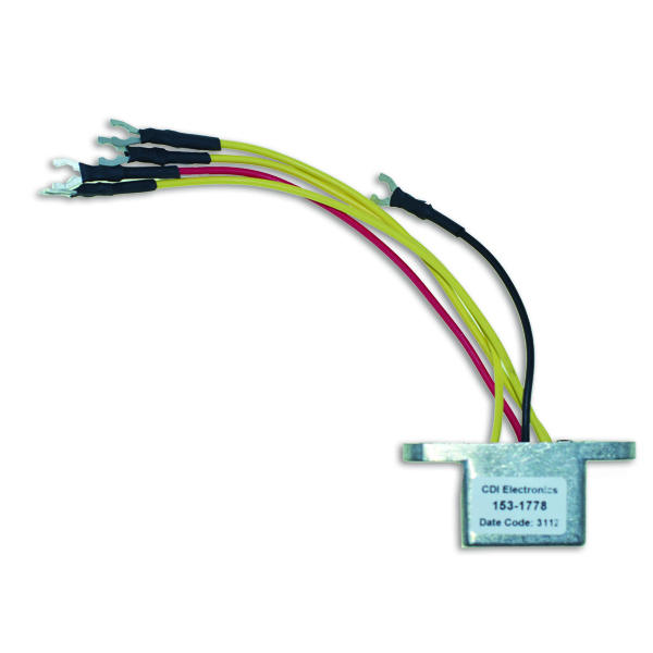 Cdi Elec. Johnson Evinrude Rectifier - 4-60HP - Perämoottorin Sähköosat - D186044 - 1