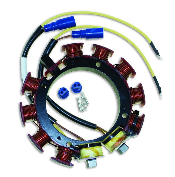 Cdi Elec. Johnson Evinrude Stator - 6/8 Cyl. (35 Amp) - Perämoottorin Sähköosat - D186054 - 1