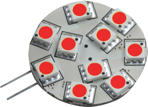 LED KORTTI G4 PUNAINEN, 12V/1W - Venesähkö - M9514024194 - 1