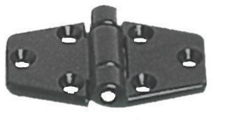 Muovi Sarana 65x40 mm musta - Saranat veneisiin - D160114 - 1